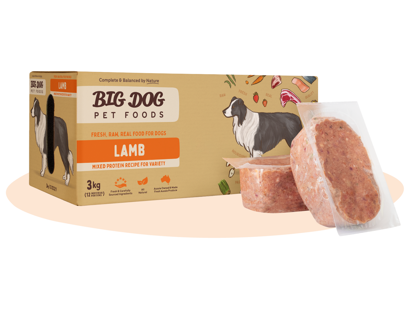 Big Dog Barf Lamb Raw Diet