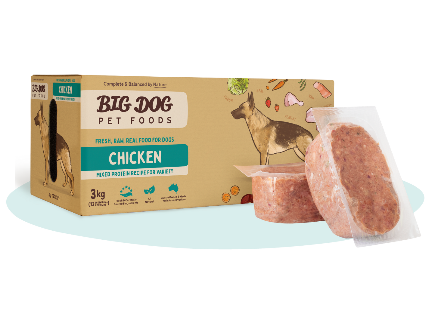 Big Dog Barf Chicken Raw Diet