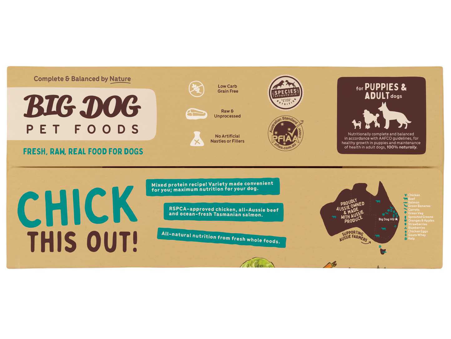 Big Dog Barf Chicken Raw Diet