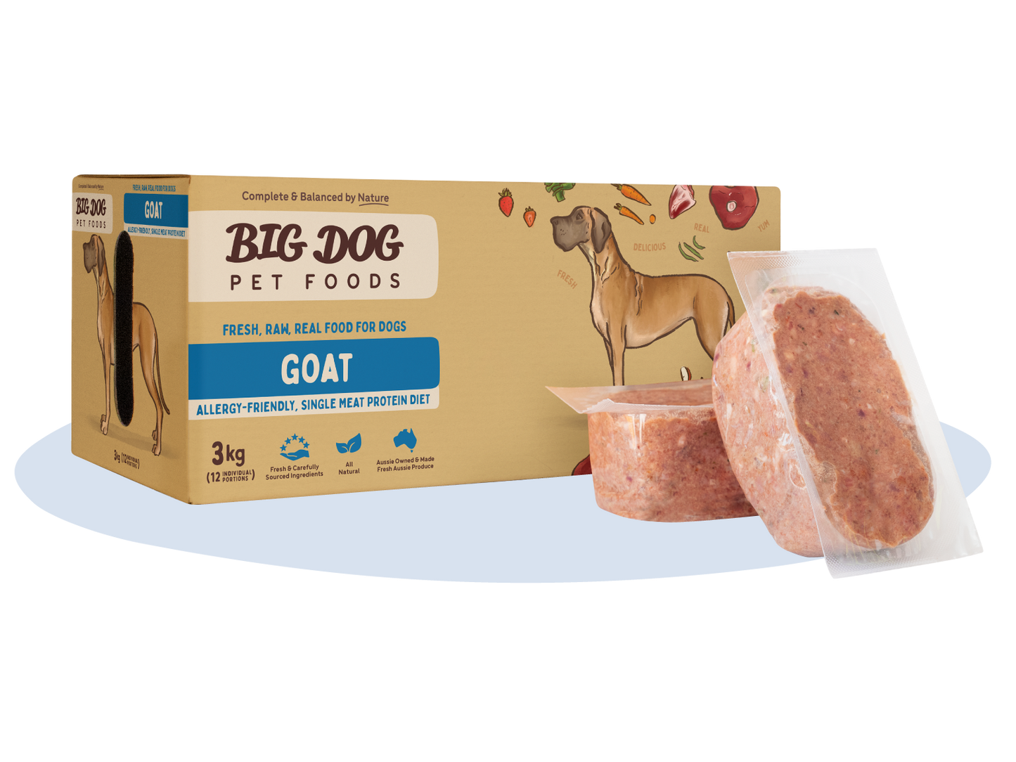 Big Dog Barf Goat Raw Diet
