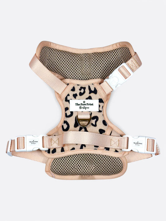 The Luxe Leopard (Beige) Harness