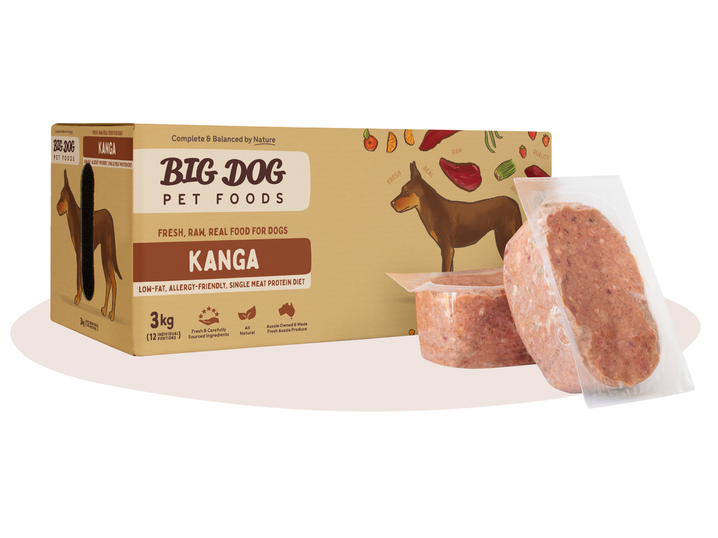 Big Dog Barf Kangaroo Raw Diet