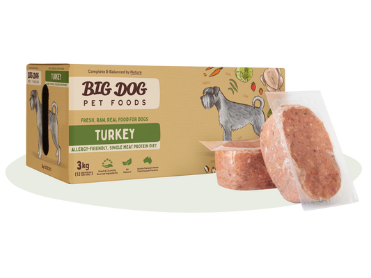 Big Dog Barf Turkey Raw Diet